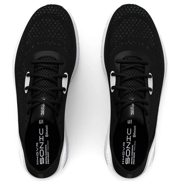 UNDER ARMOUR WOMEN'S 10 HOVR SONIC 5 BLACK RUNNING SHOES 3024906-001 - Picture 4 of 6